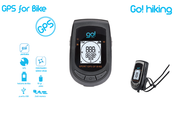 GPS GO HIKING con pantalla impermeable