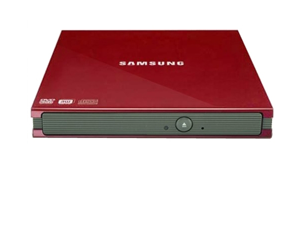 Samsung SE-S084C red slim external DVD rewriter